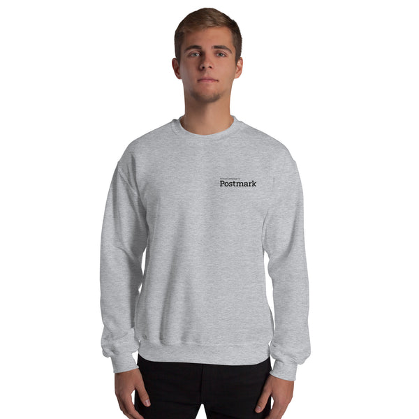 Grey Postmark Unisex Sweatshirt